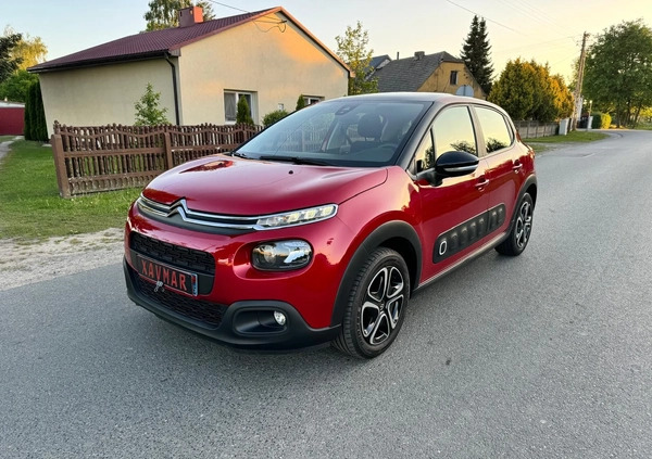 Citroen C3 cena 45999 przebieg: 18500, rok produkcji 2019 z Ryki małe 436